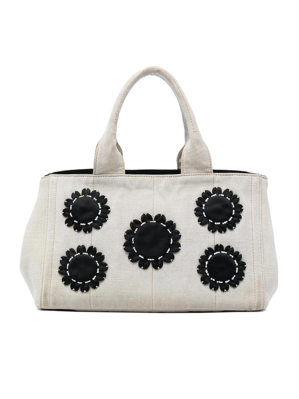 Prada Canvas Canapa Mistolino Tote Pre- #343651P56B